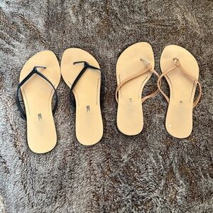 Cathy Jean Women's Sandals - Black and Tan